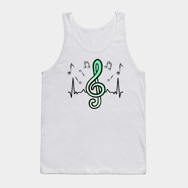 Musik liegt in der Luft Tank Top by DePit DeSign